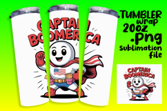 Stylish 20oz Tumbler Template , Funny Ghost Product Image 1