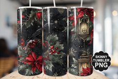 Gothic Christmas Tumbler | Christmas Tumbler Wrap Product Image 1
