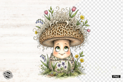 Quirky Mushrooms PNG - Clipart Product Image 1