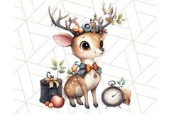 Vintage Steampunk Forest Animal PNG Clipart for Sublimation Product Image 2