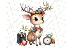 Vintage Steampunk Forest Animal PNG Clipart for Sublimation Product Image 2