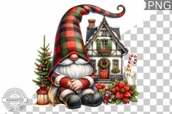 Christmas Gnome Sublimation - Clipart PNG Bundle Product Image 2