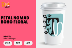 Petal Nomad Boho Floral Monogram Product Image 1