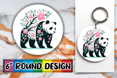 Enchanted Round Coasters Design, Flower Animals Product Image 1