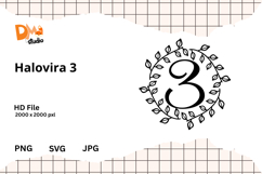 Halovira Monogram Product Image 1