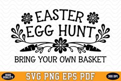 Easter Egg Hunt SVG Design | SVG Cut files Product Image 1