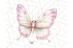 Pastel Fairies and Butterflies PNG, Spring Fantasy Clipart Product Image 2
