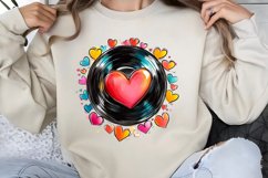 Retro Valentine Clipart PNG Product Image 1