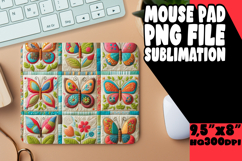 Whimsical Mouse Pad Design PNG, Patchwork Product Image 1