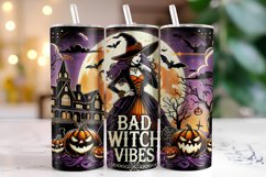 Halloween Witch Tumbler Wrap | Sublimation | Tumblers Product Image 1