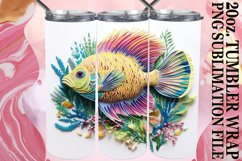 Underwater World 3D Tumbler Artistry Product Image 1