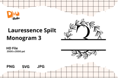 Lauressence Split Monogram Product Image 1