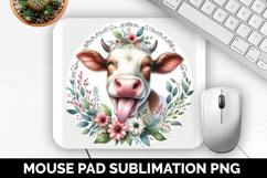 Cute Animals Mouse Pad Bundle, Sublimation Mouse Pad PNG Product Image 19