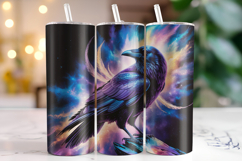 Halloween Crow Tumbler Wrap | Sublimation | Tumblers Product Image 1