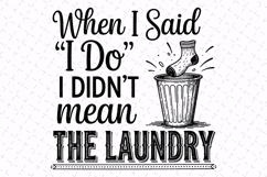 When I said I do I didn&#039;t mean the Laundry Svg | Sarcastic Product Image 1