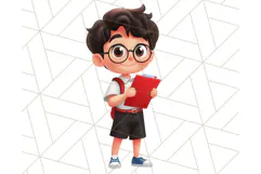 Boy Teacher Clipart PNG, Cute Male Teacher Illustration Product Image 2