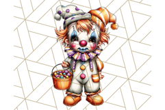 Spooky Carnival Characters Clipart PNG, Halloween Clipart Product Image 2