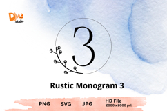 Rustic Monogram Product Image 1