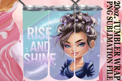 Enchanted Journeys 20oz tumbler wrap, Woman Product Image 1