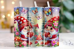 Happy Valentine's Day Tumbler Wrap Sublimation Product Image 1