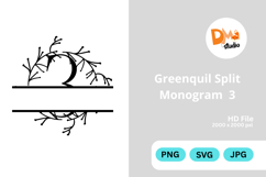 Greenquil Split Monogram Product Image 1