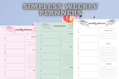 best simplest weekly planner freebie 39,free Weekly planners Product Image 2