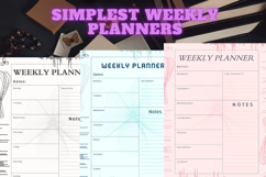 best simplest weekly planner freebie 47,free Weekly planners Product Image 1