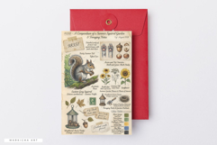 Squirrel Garden Junk Pages Product Image 5