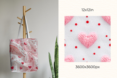 Coquette Textile Valentine Digital Paper Kit Rococo Patterns Product Image 6