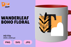 Wanderleaf Boho Floral Monogram Product Image 1
