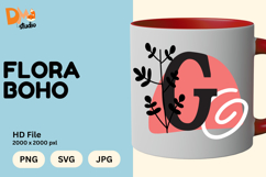 Flora Boho Monogram Product Image 1