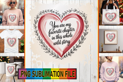 LUMINOUS TSHIRT Ideas PNG, Heart Quote Product Image 1