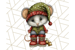 Christmas Animal Clipart, Festive Animals in Holiday Outfits Product Image 2