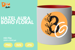 Hazel Aura Boho Floral Monogram Product Image 1