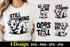 Still Chewing Dog SVG PNG Product Image 1
