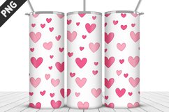Lovely Hearts Tumbler Design | Valentine&#039;s Day Tumbler Wrap Product Image 3