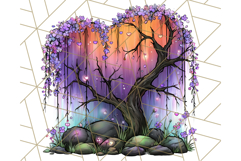 Enchanted Graveyard Halloween PNG Clipart Product Image 2