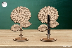Flowers Pen Stand Laser Cut Bundle | Glowforge | SVG Product Image 8