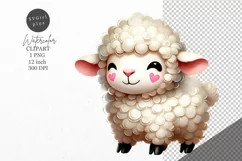 Animals clipart, Sheep clipart, Farm clipart Product Image 1