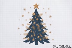 Winter Christmas Tree Sublimation PNG Product Image 1
