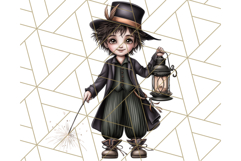 Halloween Around the World Clipart PNG, Fun Halloween Kids Product Image 2