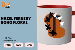 Hazel Fernery Boho Floral Monogram Product Image 1