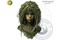 Forest Spirit Clipart PNG Set, Nature God,Enchanted Forest Product Image 10