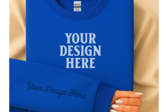 Gildan 18000 Royal Sleeve Mockup Product Image 1