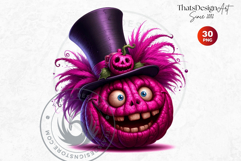 Goofy Halloween Pumpkins PNG, Funny Jack O Lantern Clipart Product Image 10