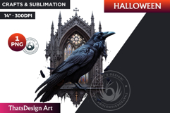 Gothic Halloween Clipart PNG,Halloween Character sublimation Product Image 1