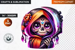 Halloween clipart, Death clipart, kids Halloween,Pumpkin PNG Product Image 1