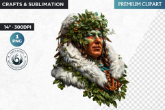 Inuit God clipart PNG, Arctic mythology, inuit deity Product Image 1
