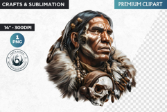 Inuit God clipart PNG, Arctic mythology, inuit deity Product Image 1