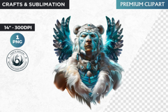 Inuit God clipart PNG, Arctic mythology, inuit deity Product Image 1